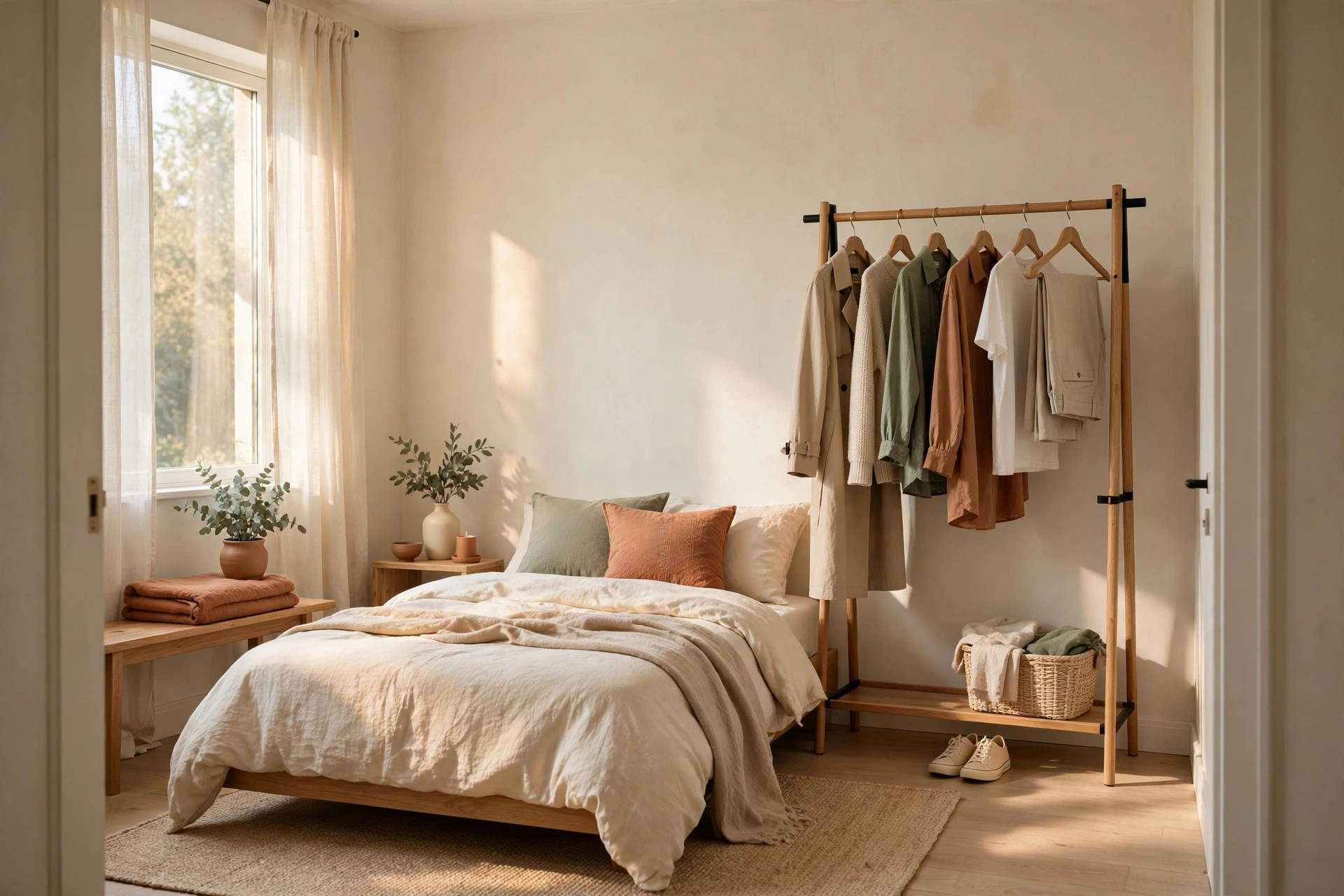 Bedroom Storage Ideas for Small Rooms With No Closet